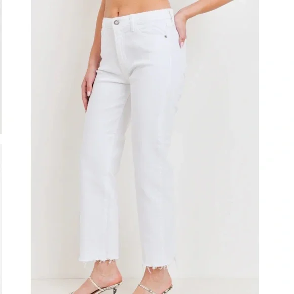 Just Black Denim White Women's Jeans - Picture 2 of 6